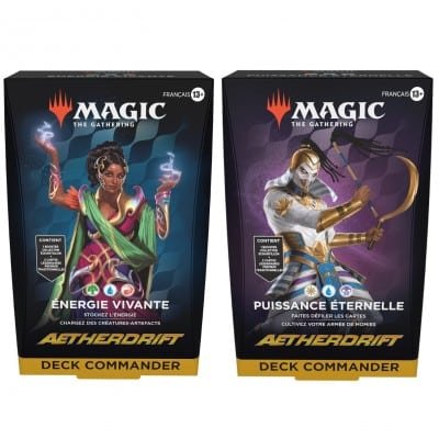 Aetherdrift - Deck Commander - Lot de 2 decks différents FR